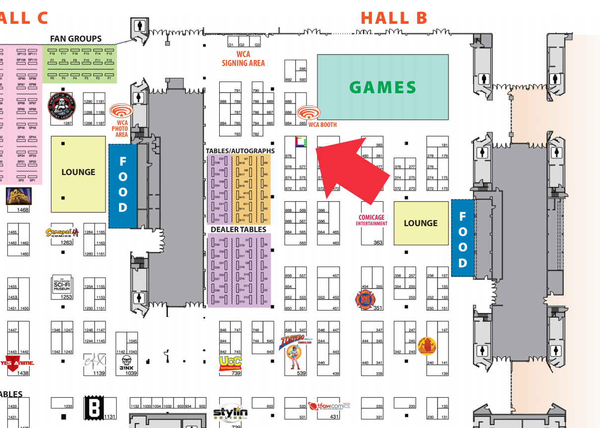 Wonder Con booth 581